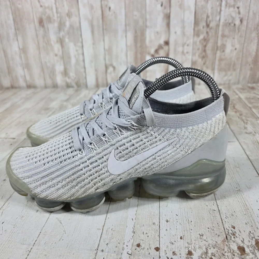 Nike Air VaporMax 3.0 Pure Platinum White Flyknit AJ6910-100 Womens EU 36